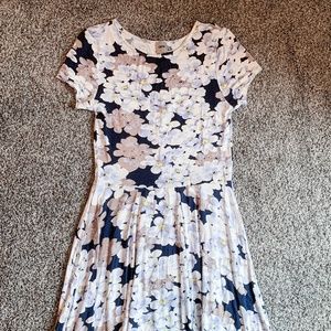 ASOS | Floral Knit Skater Casual Dress